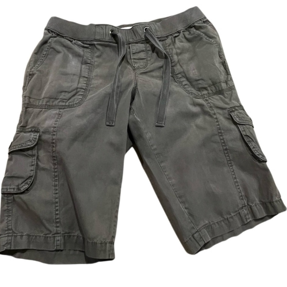Old Navy Gray Cargo Shorts XS Drawstring Utility